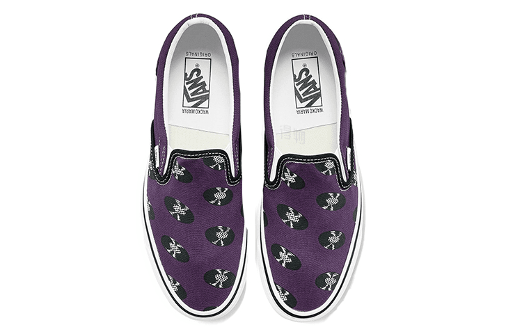 Кроссовки WACKO MARIA x Vans Slip-On LX Purple - изображение 3