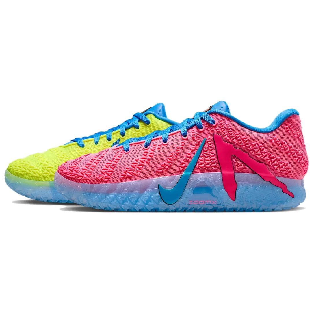 Кроссовки для баскетбола Nike X Kool Aid Ja 3 Поддержка Oтскок Сцепление Low Топ Баскетбольные кроссовки Мужской Розовый желтый - изображение 2