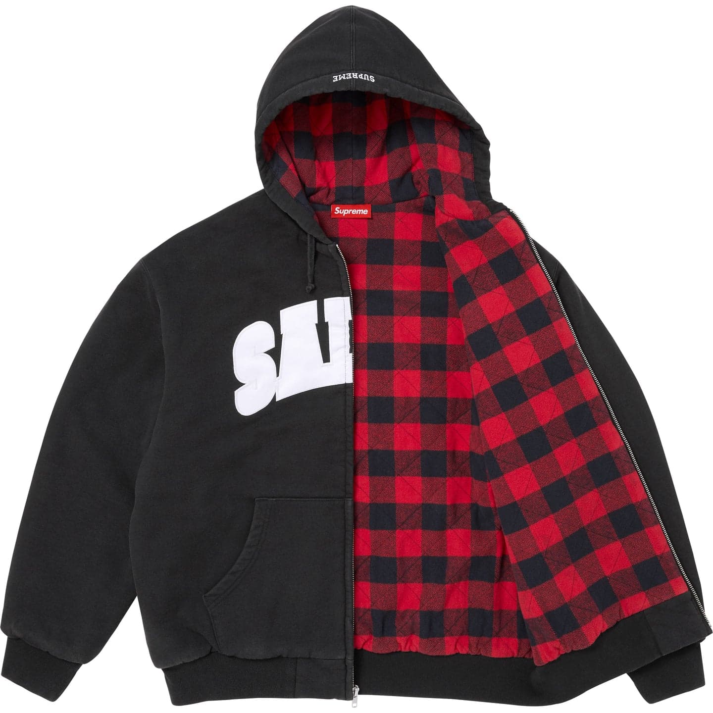 Худи Supreme X Salem SS26 WEEK12 ZIP UP Толстовка с капюшоном Унисекс - изображение 4