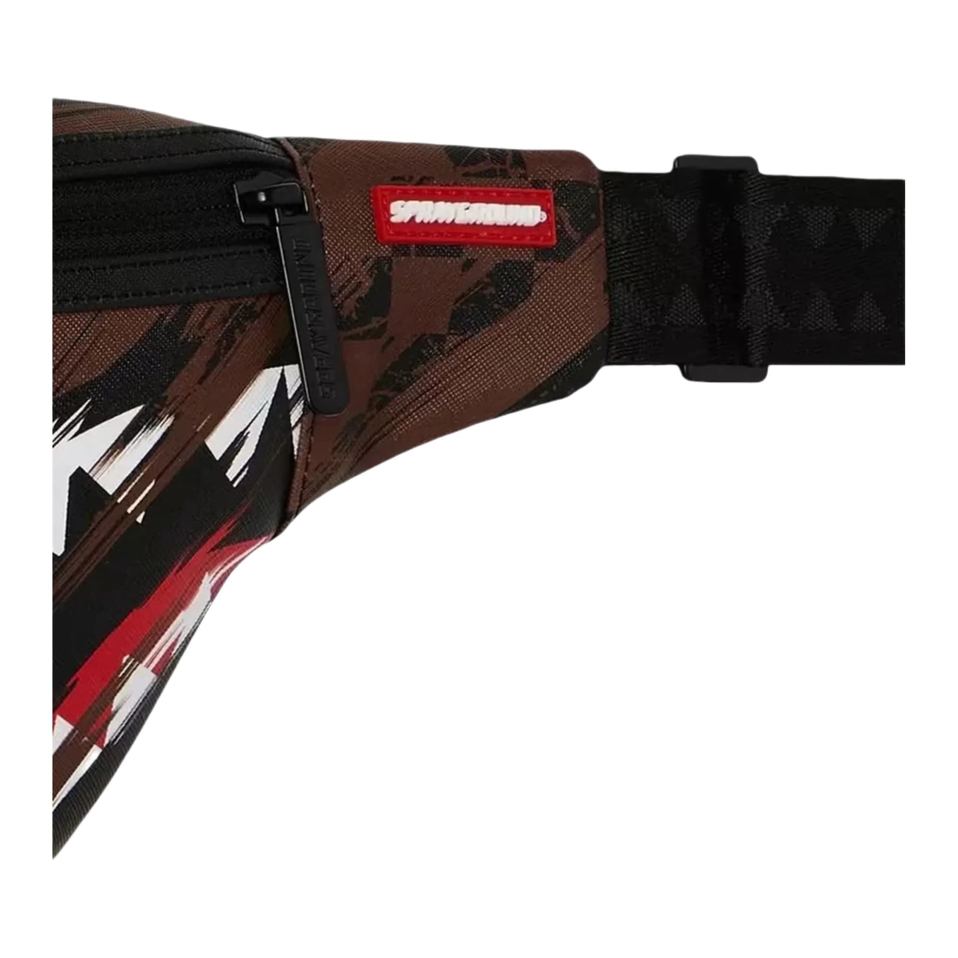 Поясная сумка SPRAYGROUND ПВХ (поливинилхлорид) Поясная сумка (бандана) Унисекс Коричневый Черный - изображение 3