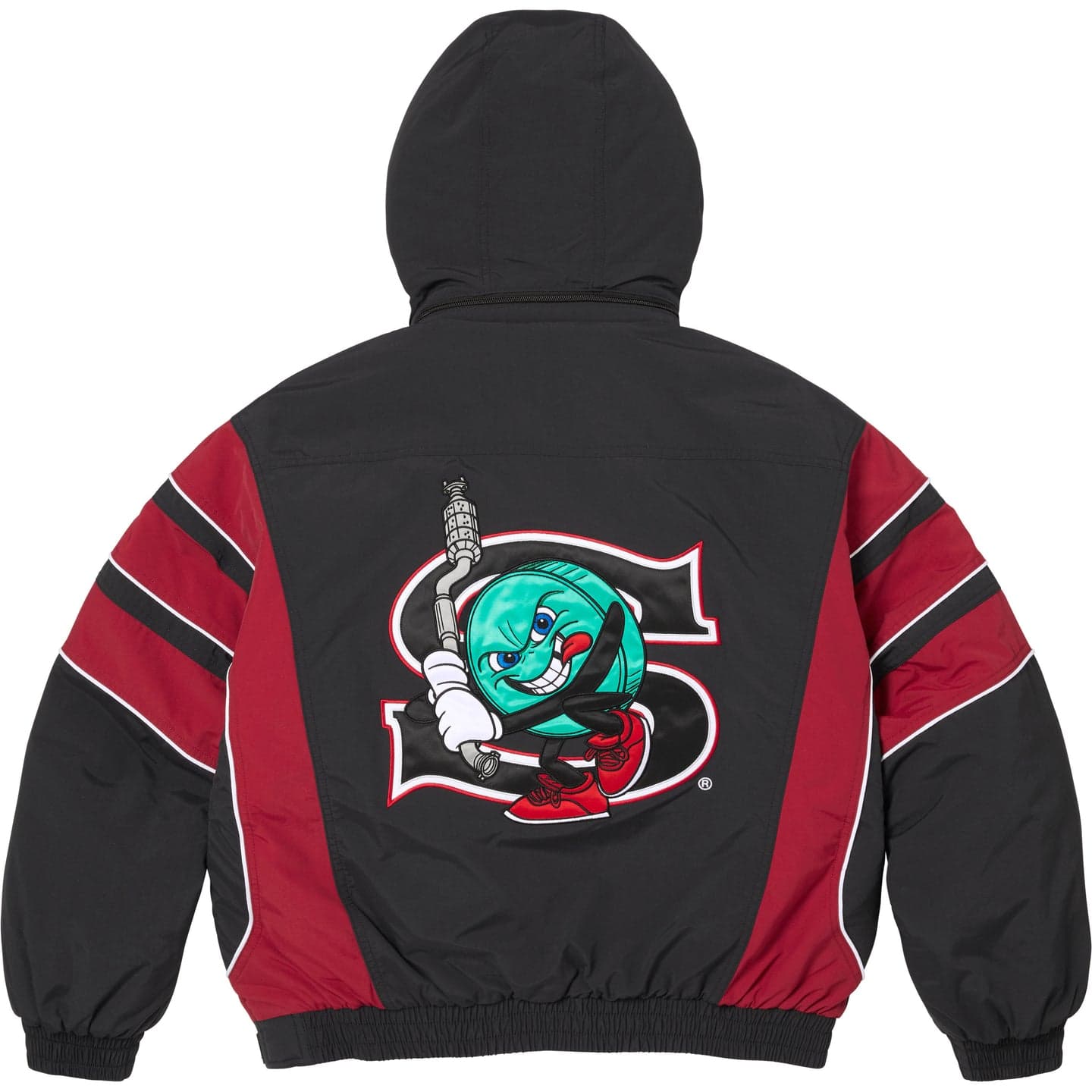 Куртка Supreme X Salem SS26 WEEK12 Полузастежка Stadium Куртка Куртки Пальто Унисекс - изображение 3