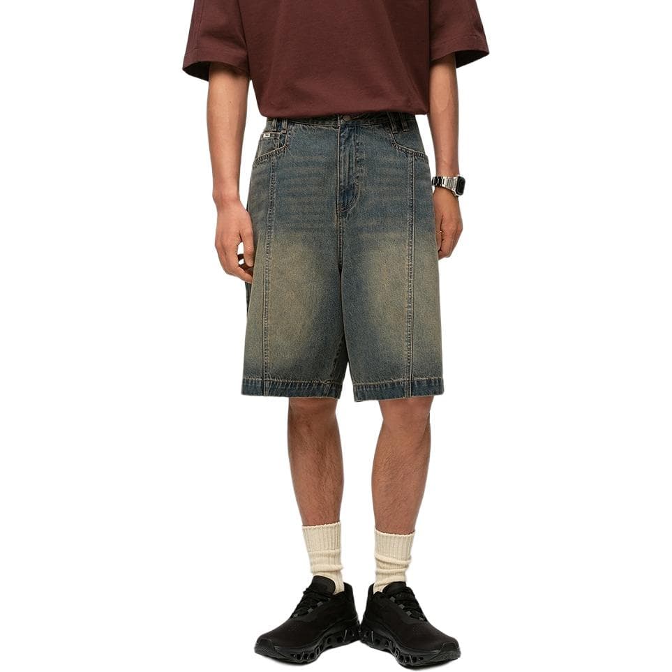Джинсовые шорты Teenie Weenie Men Cleanfit Джинсовые шорты Мужской Синий - изображение 7