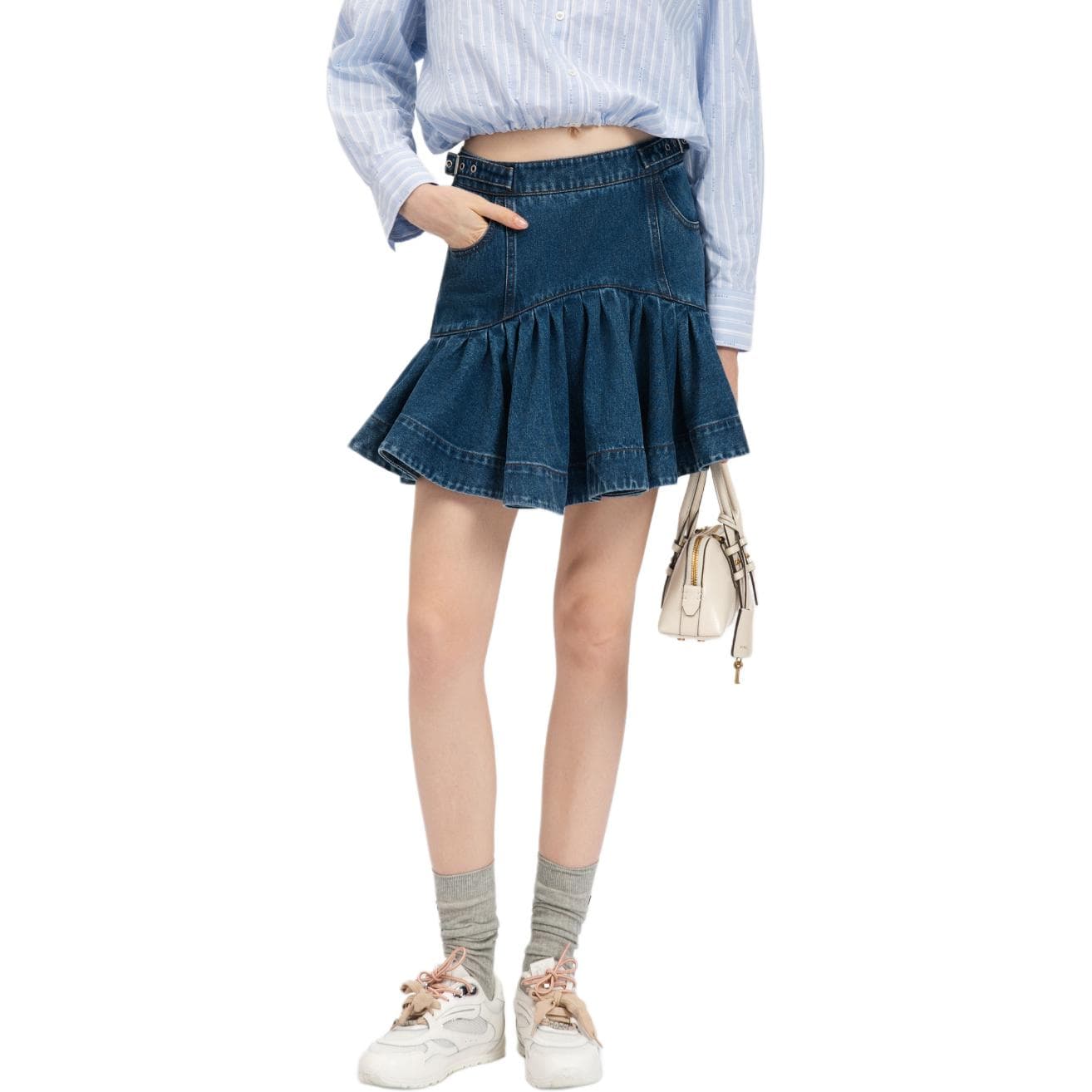PINKO SS26 Джинсовые мини юбки Женские - изображение 1
