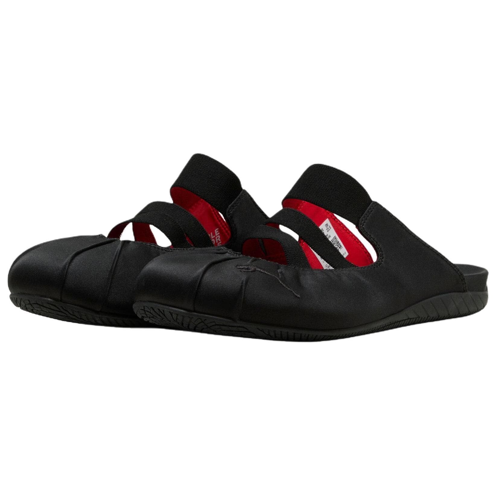 Сандалии PUMA Speedcat Mule Закрытые тапочки Черный Красный Женский - изображение 3