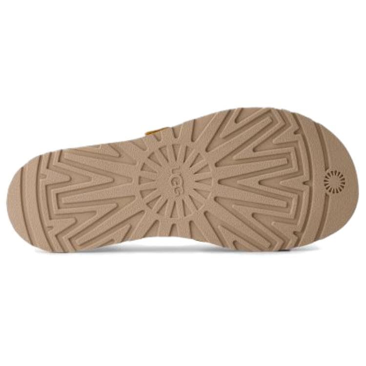 Шлёпанцы UGG One Шнуровка Сандалии Желто-коричневый Женские - изображение 3