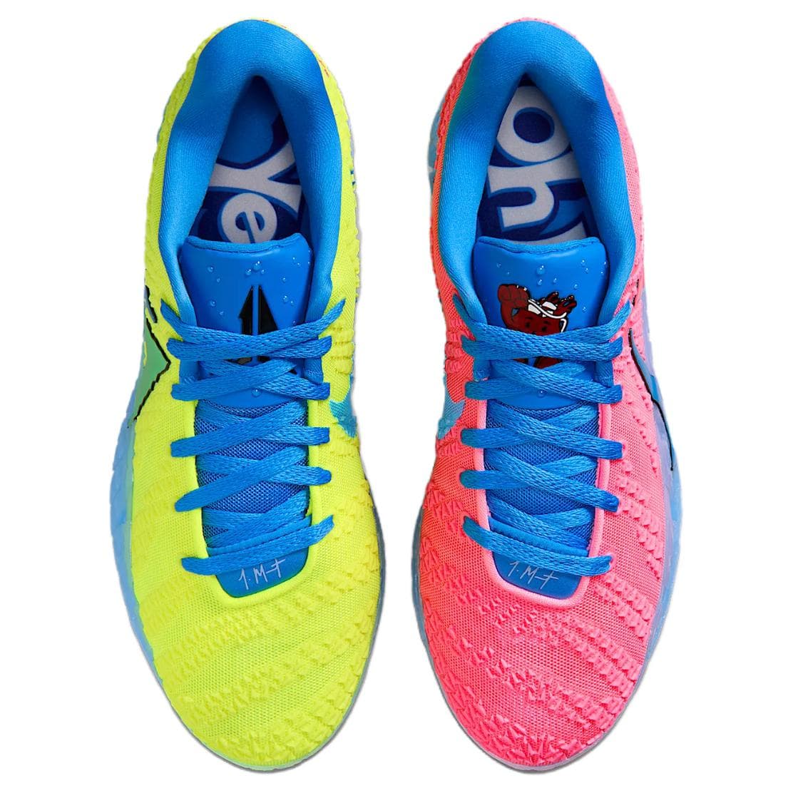 Кроссовки для баскетбола Nike X Kool Aid Ja 3 Поддержка Oтскок Сцепление Low Топ Баскетбольные кроссовки Мужской Розовый желтый - изображение 4