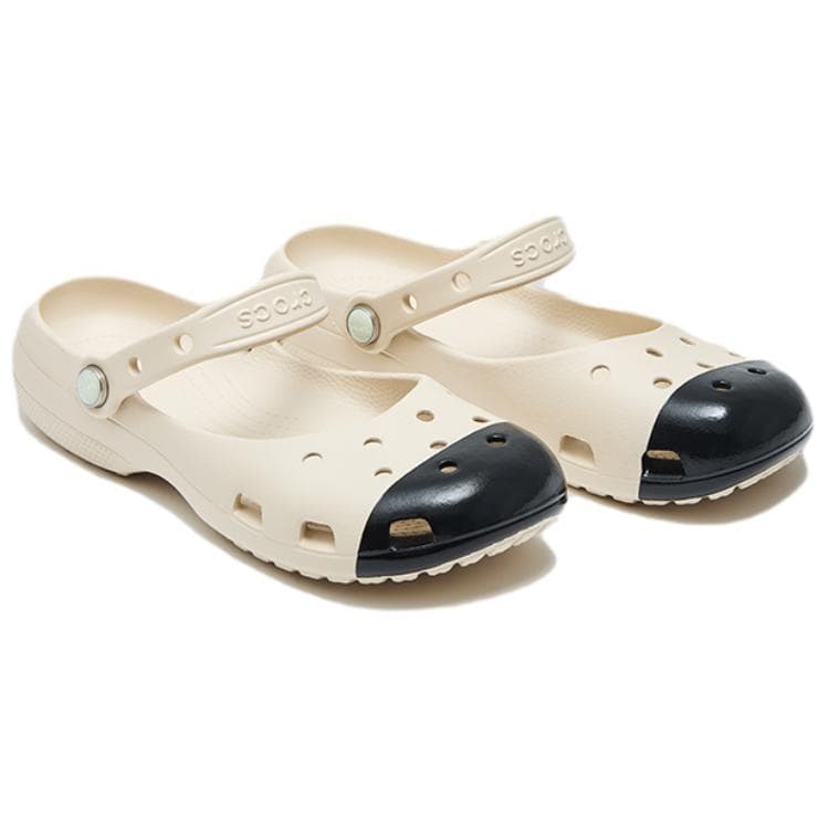 Сабо Crocs Sabo Rubber Frosted Beige Black Women's - изображение 6