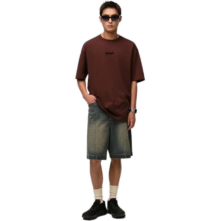 Джинсовые шорты Teenie Weenie Men Cleanfit Джинсовые шорты Мужской Синий - изображение 5