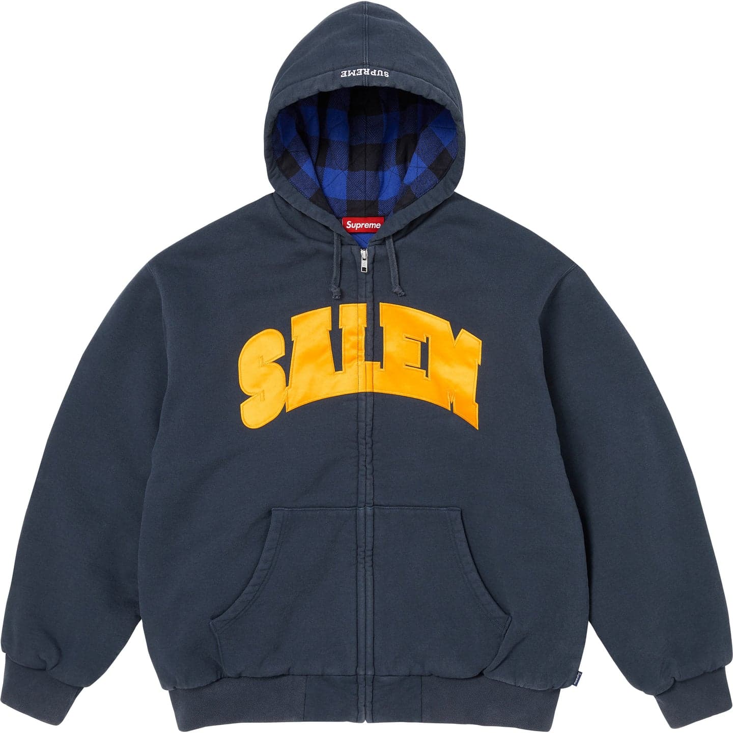 Худи Supreme X Salem SS26 WEEK12 ZIP UP Толстовка с капюшоном Унисекс - изображение 2