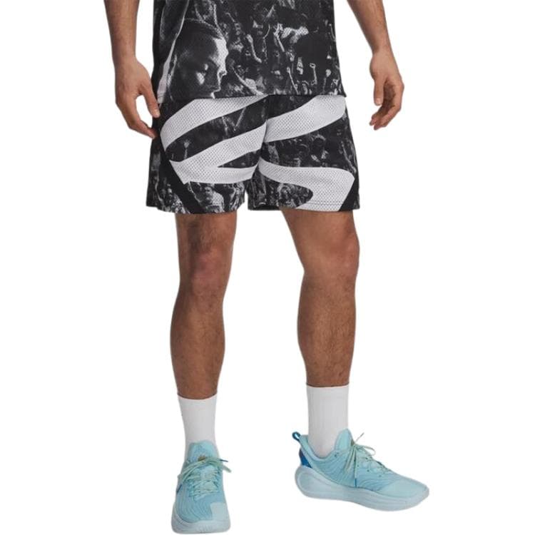 Тренировочные штаны Under Armour Stephen Curry SS25 Спортивные шорты Мужской Черный - изображение 3