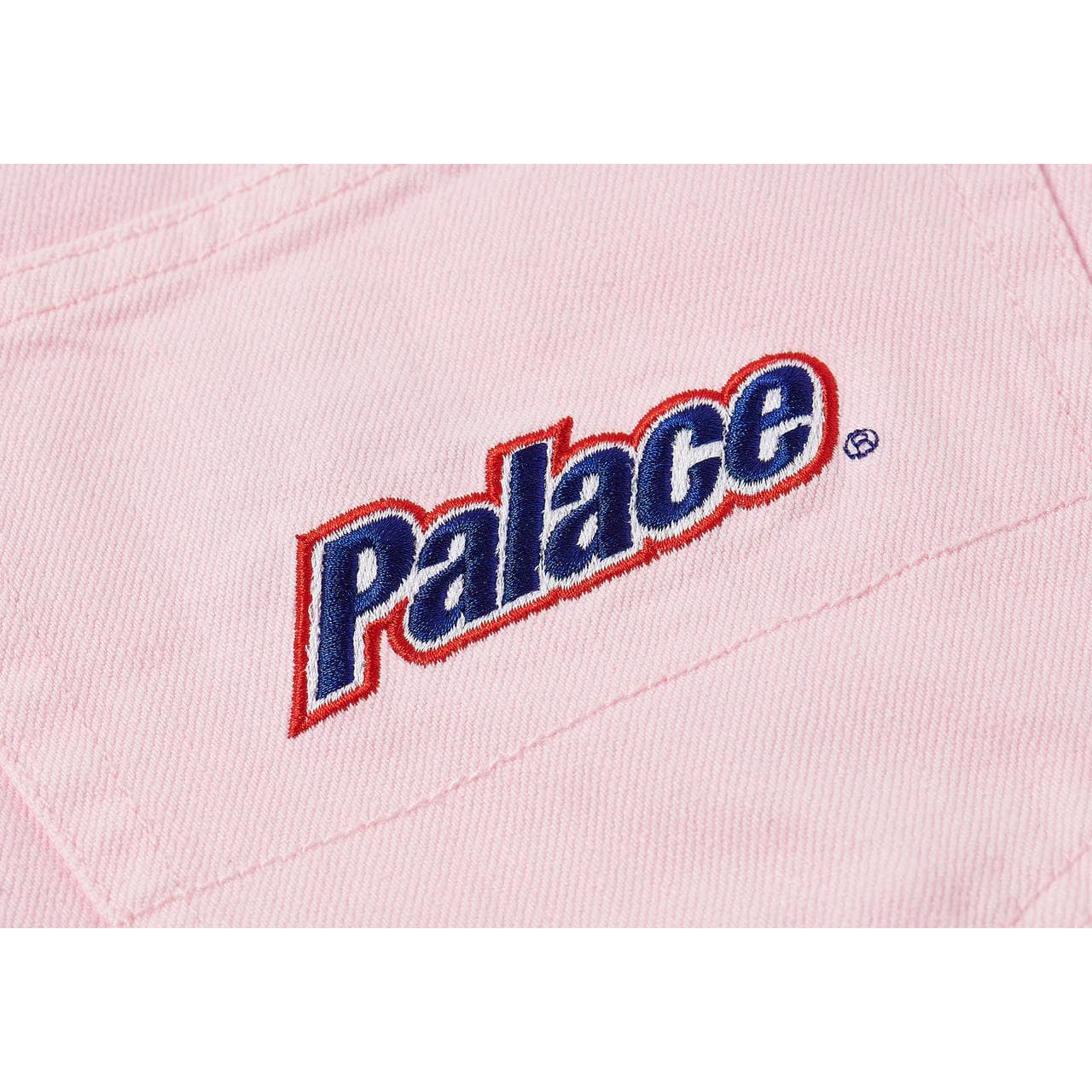 Штаны PALACE SS23 Baggier Jean Pastel Pink Logo - изображение 3