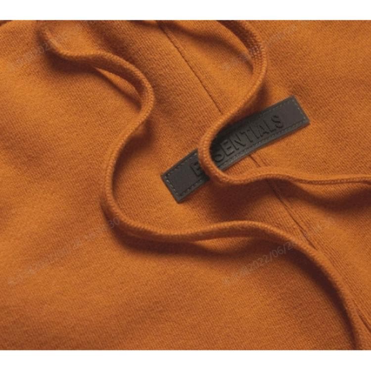 Штаны Fear of God Essentials SS22 Straight-Leg Logo-Print Cotton-Blend Jersey Sweatpants BrownVicunia - изображение 3