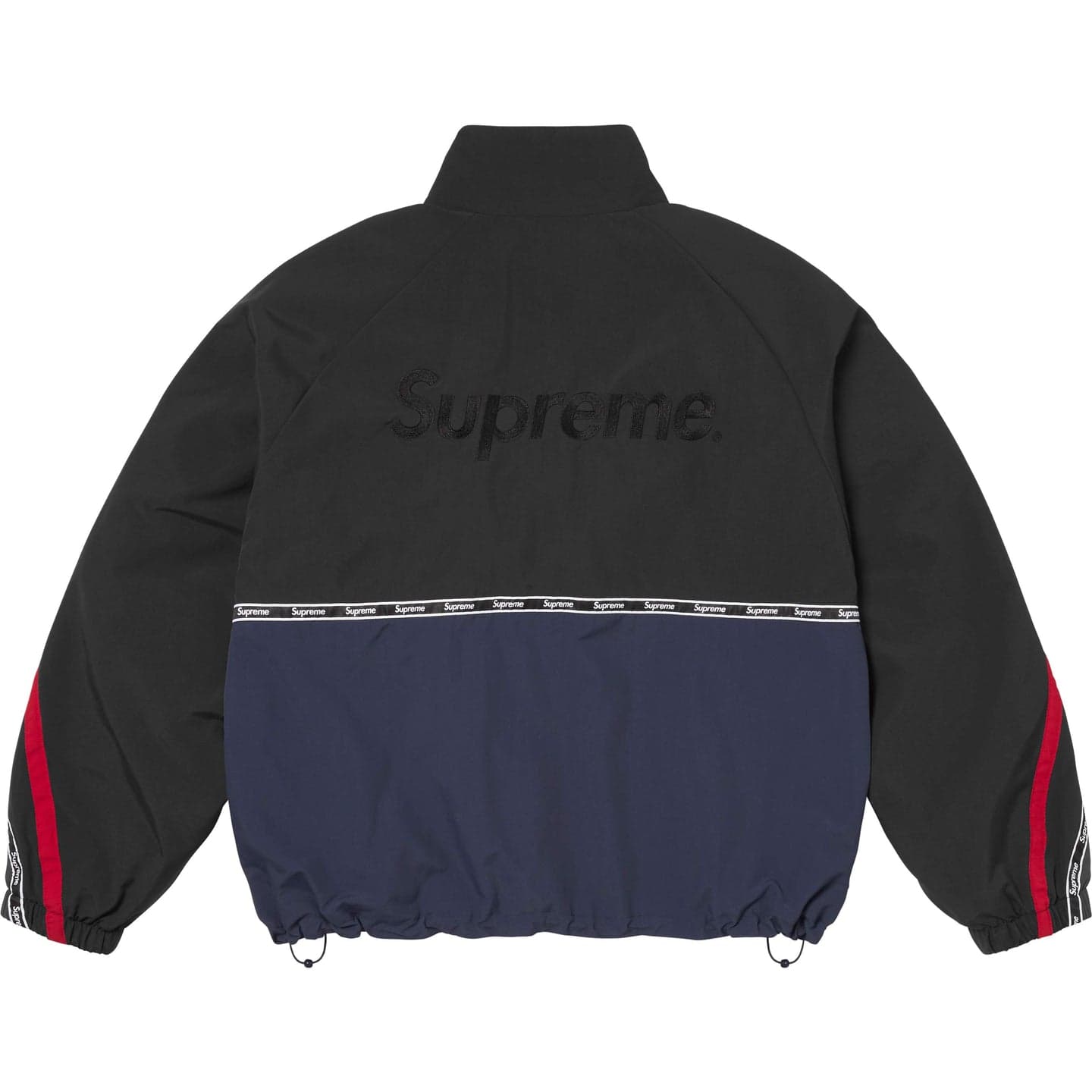 Куртка Supreme SS26 WEEK12 Логотип Тейпинг Дорожка Куртка Унисекс - изображение 3
