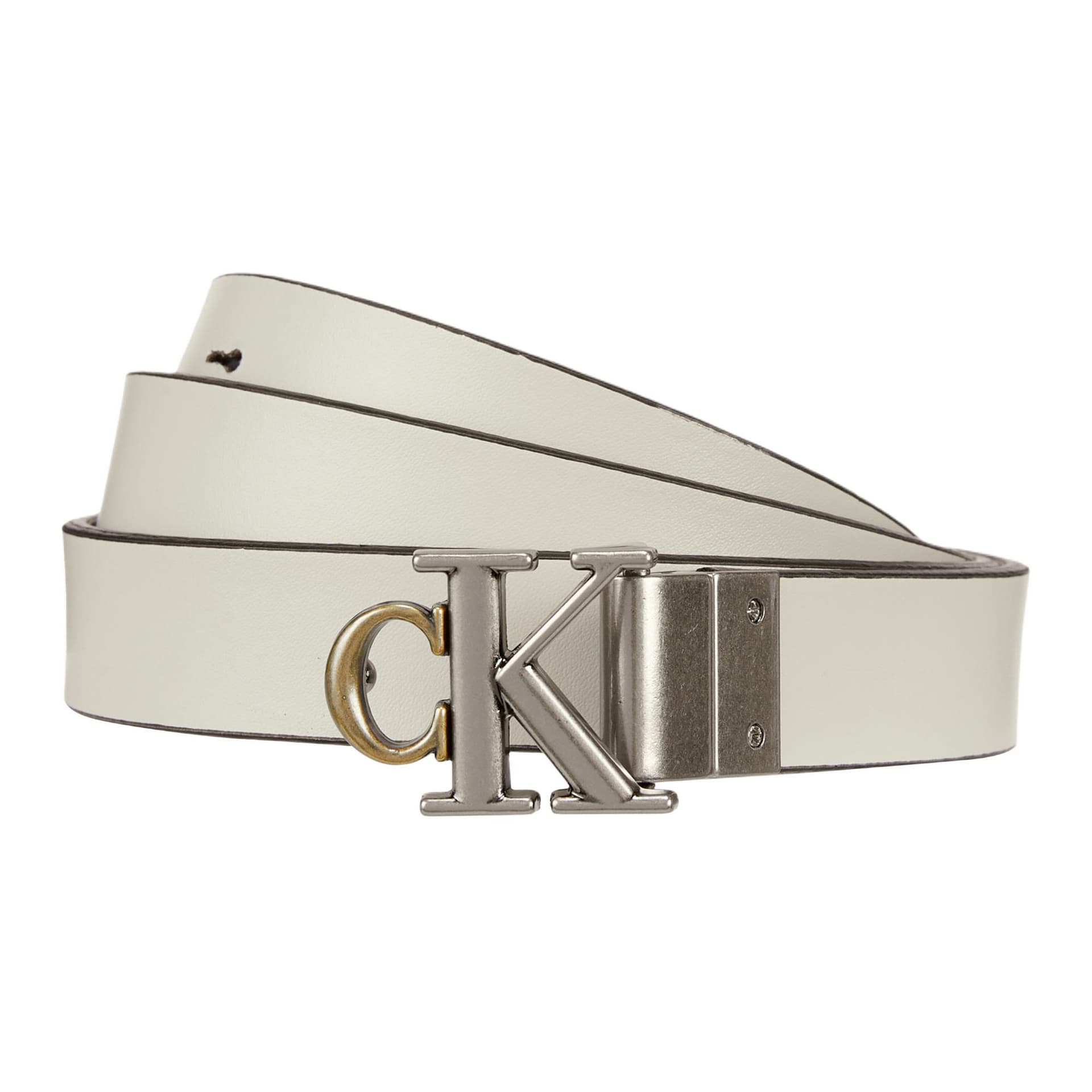 Ремень Calvin Klein Ремни из коровьей кожи Женские Черный Серебристый Береза Ширина 2 см - изображение 3