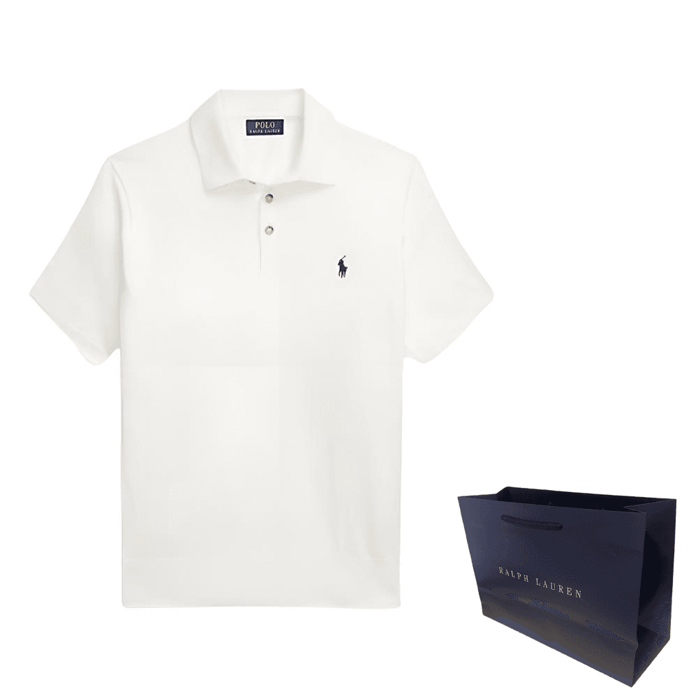 Поло Polo Ralph Lauren Мужское Поло Экрю - изображение 6