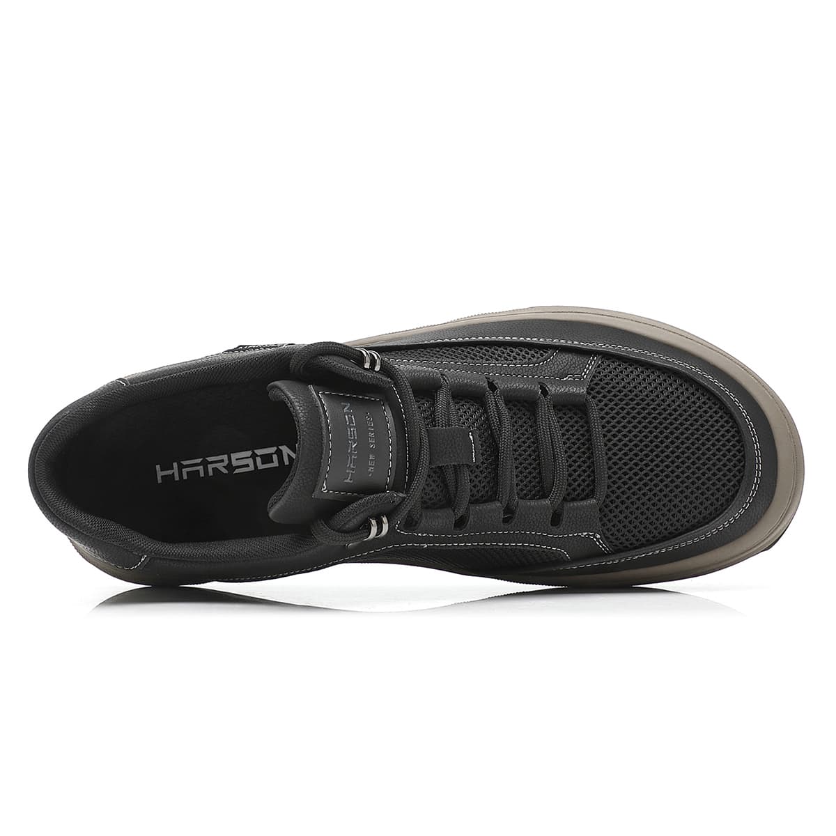 Кроссовки HARSON Кеды для скейтбординга Low Топ Черный мужской - изображение 3