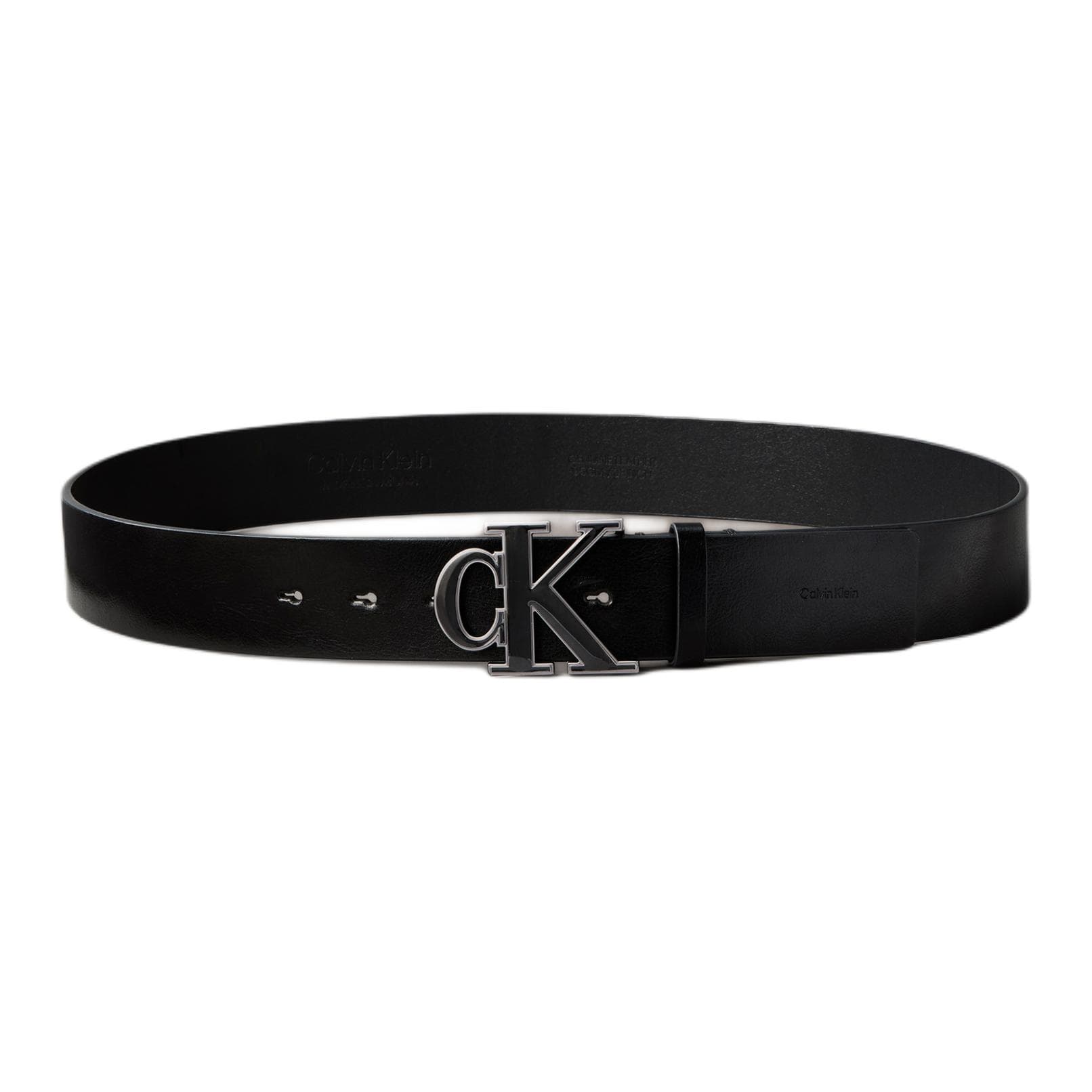 Ремень Calvin Klein Кожаные ремни Мужской Матовый черный Ширина ремня 4 см - изображение 3
