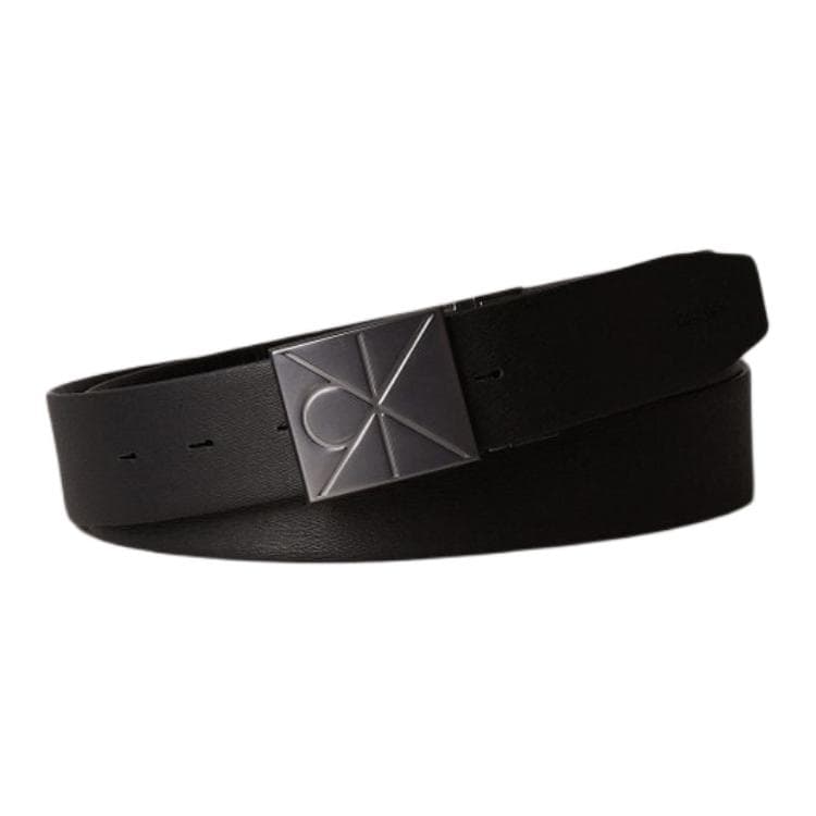 Ремень Calvin Klein Коровья кожа синтетическая кожа ремни мужские черный ширина корпуса 3,4 см - изображение 3