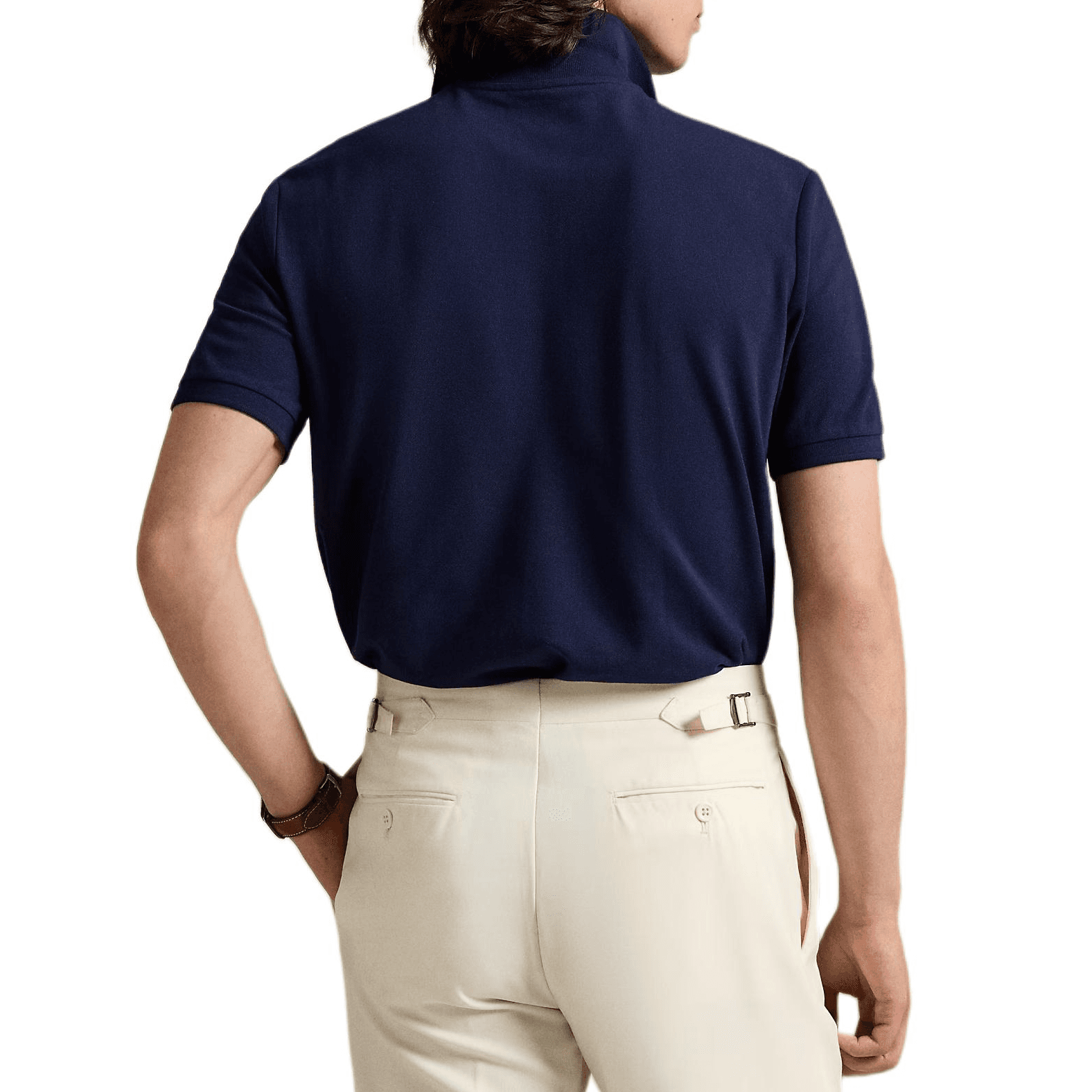 Поло Polo Ralph Lauren Поло Смешанная поставка Мужской Элегантный Морской синий - изображение 4