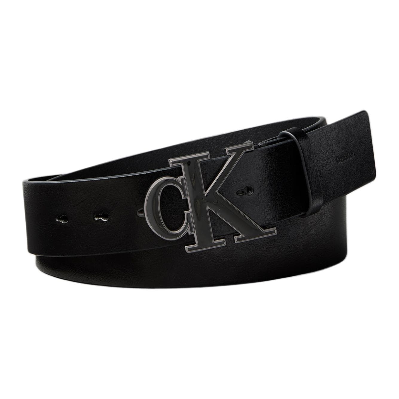 Ремень Calvin Klein Кожаные ремни Мужской Матовый черный Ширина ремня 4 см - изображение 2