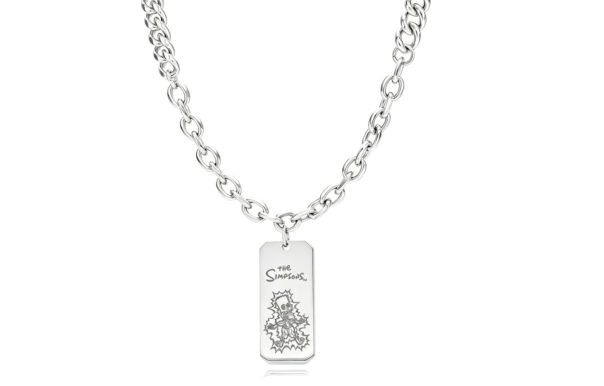 Ожерелье The Simpsons Titan Steel Necklaces Unisex Симпсоны Титановые Стальные Ожерелья Унисекс - изображение 1