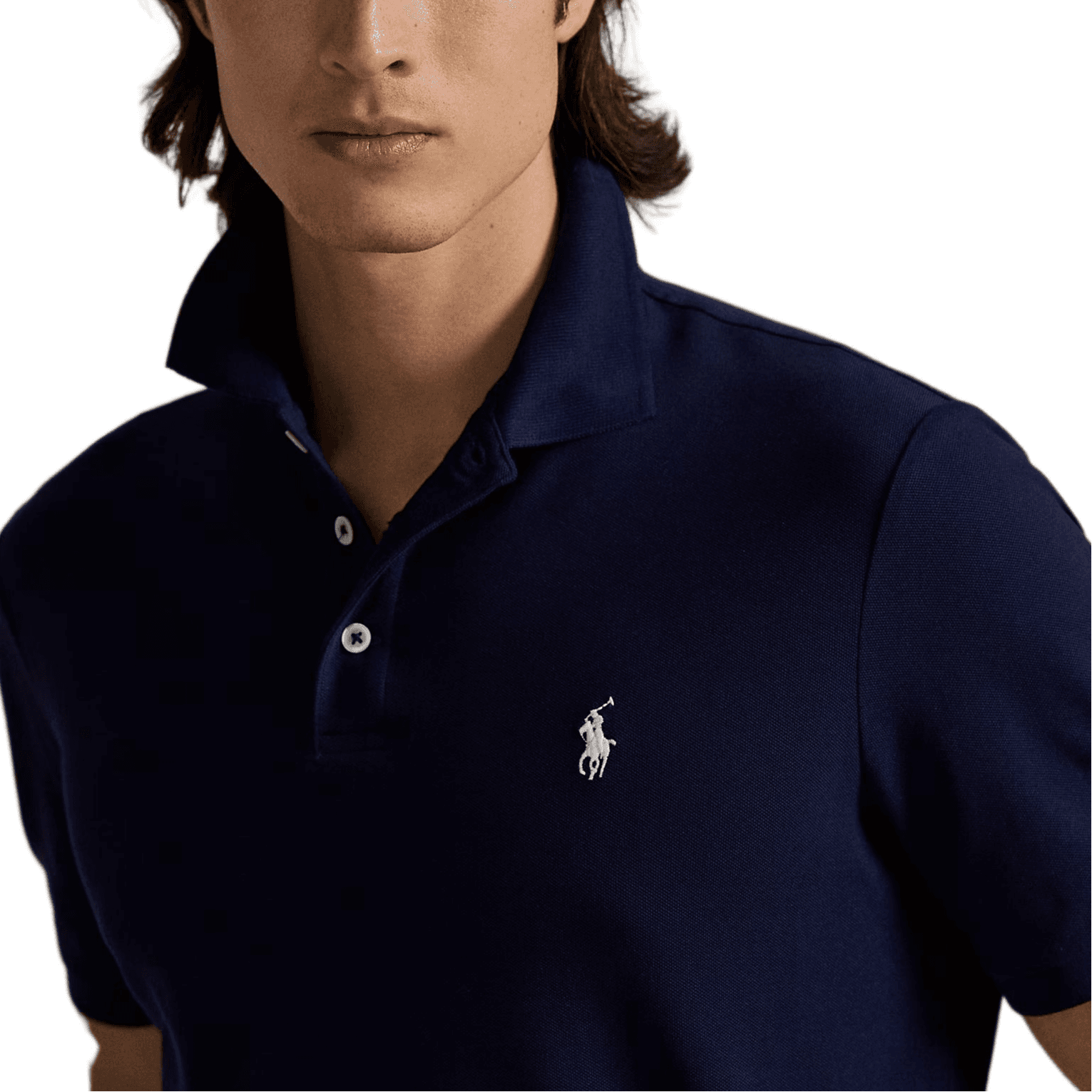 Поло Polo Ralph Lauren Поло Смешанная поставка Мужской Элегантный Морской синий - изображение 6