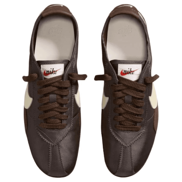 Кроссовки NIKE Moon Shoe Повседневная обувь Low Топ Коричневый белый Женские - изображение 4