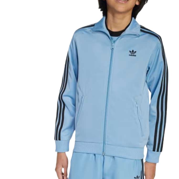 Adidas Originals ADICOLOR FIREBIRD Серый Синий Детские Куртки - изображение 3