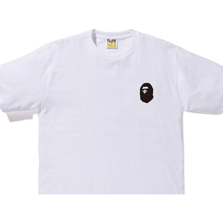 Футболка BAPE Bicolor Multi Logo Tee t - изображение 3