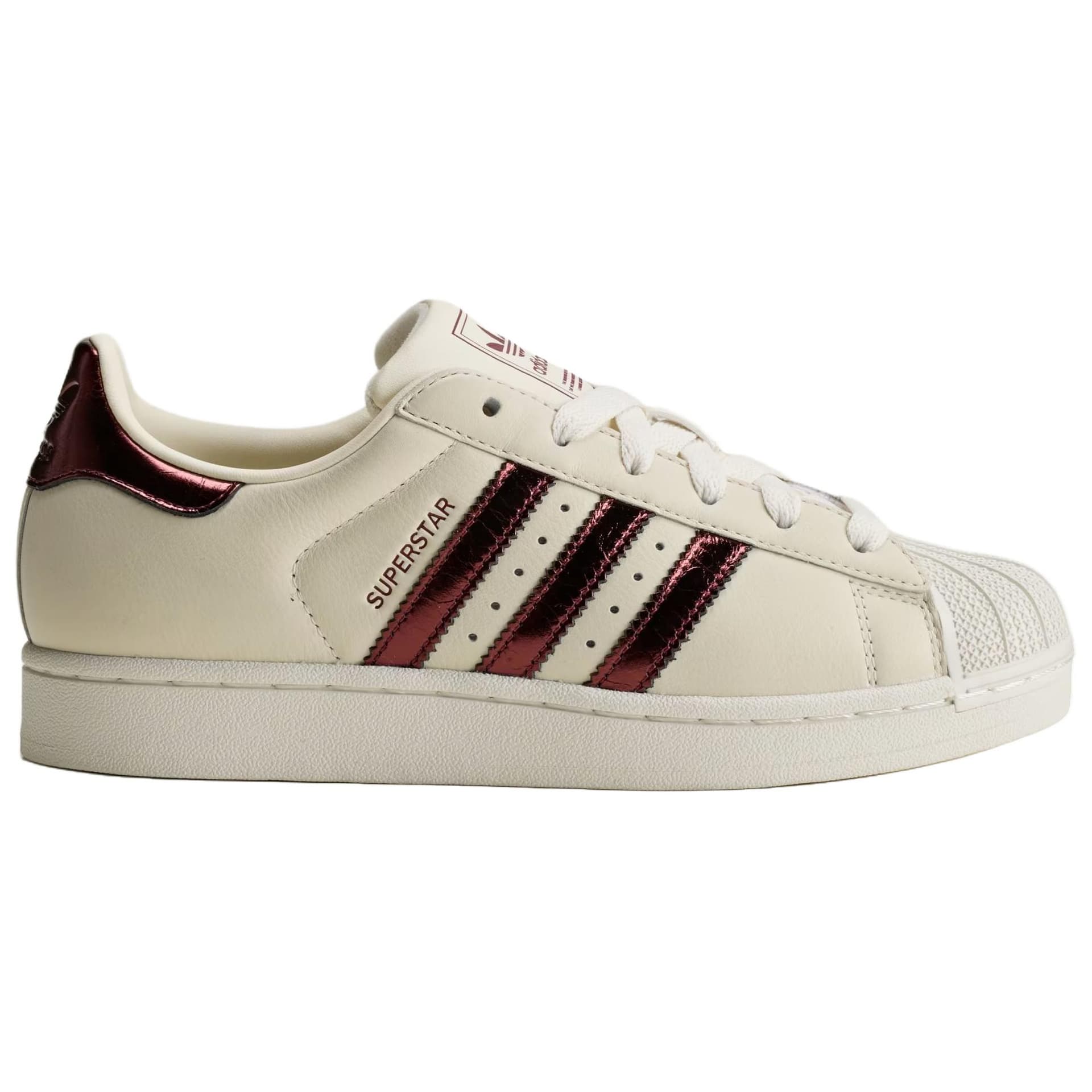 Кроссовки Adidas Originals Superstar 2 Устойчивая к истиранию низкая обувь для скейтбординга Женская Экрю - изображение 2