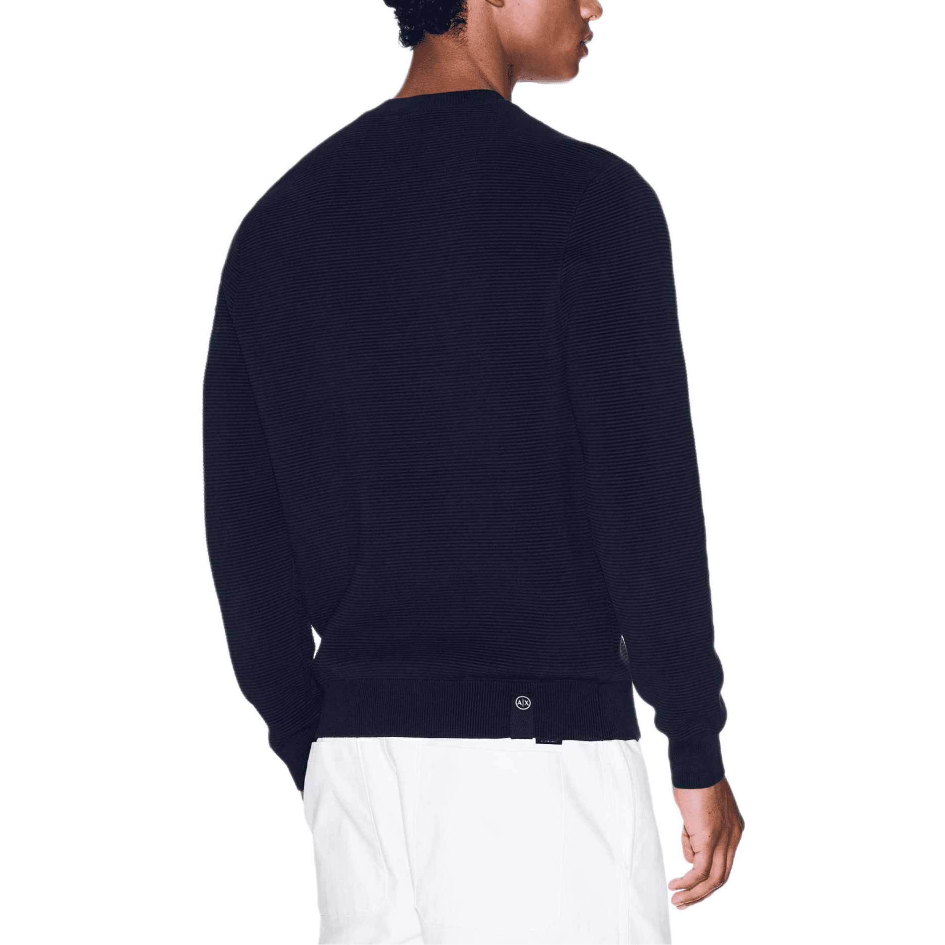 Кофта ARMANI EXCHANGE SS25 Свитшот Мужской Морской синий - изображение 4