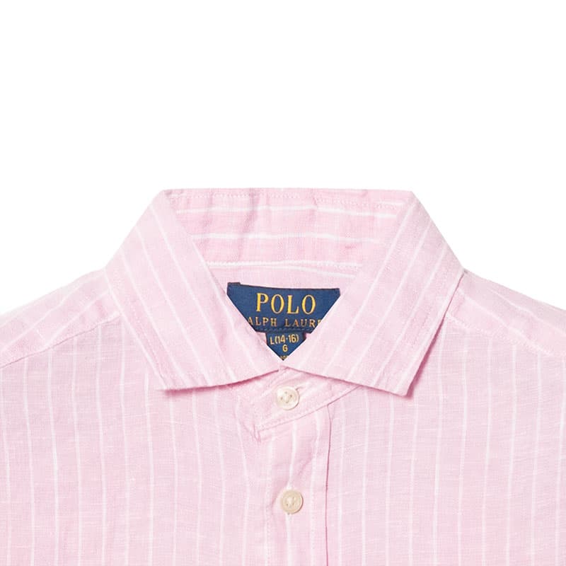 Polo Ralph Lauren Повседневная Рубашка Розовая Детская - изображение 3