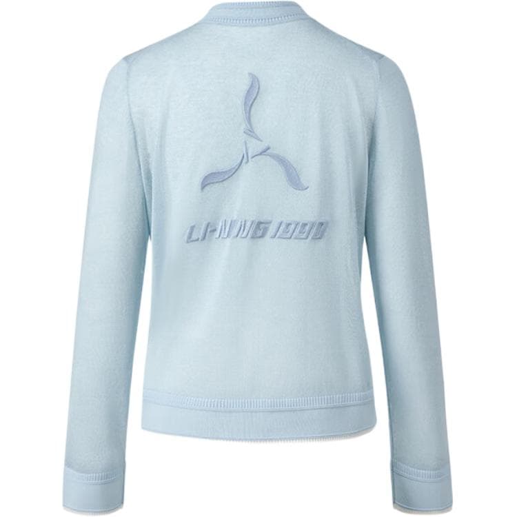 Кофта LI NING 1990 First Морозно-голубой Женский Трикотаж - изображение 2