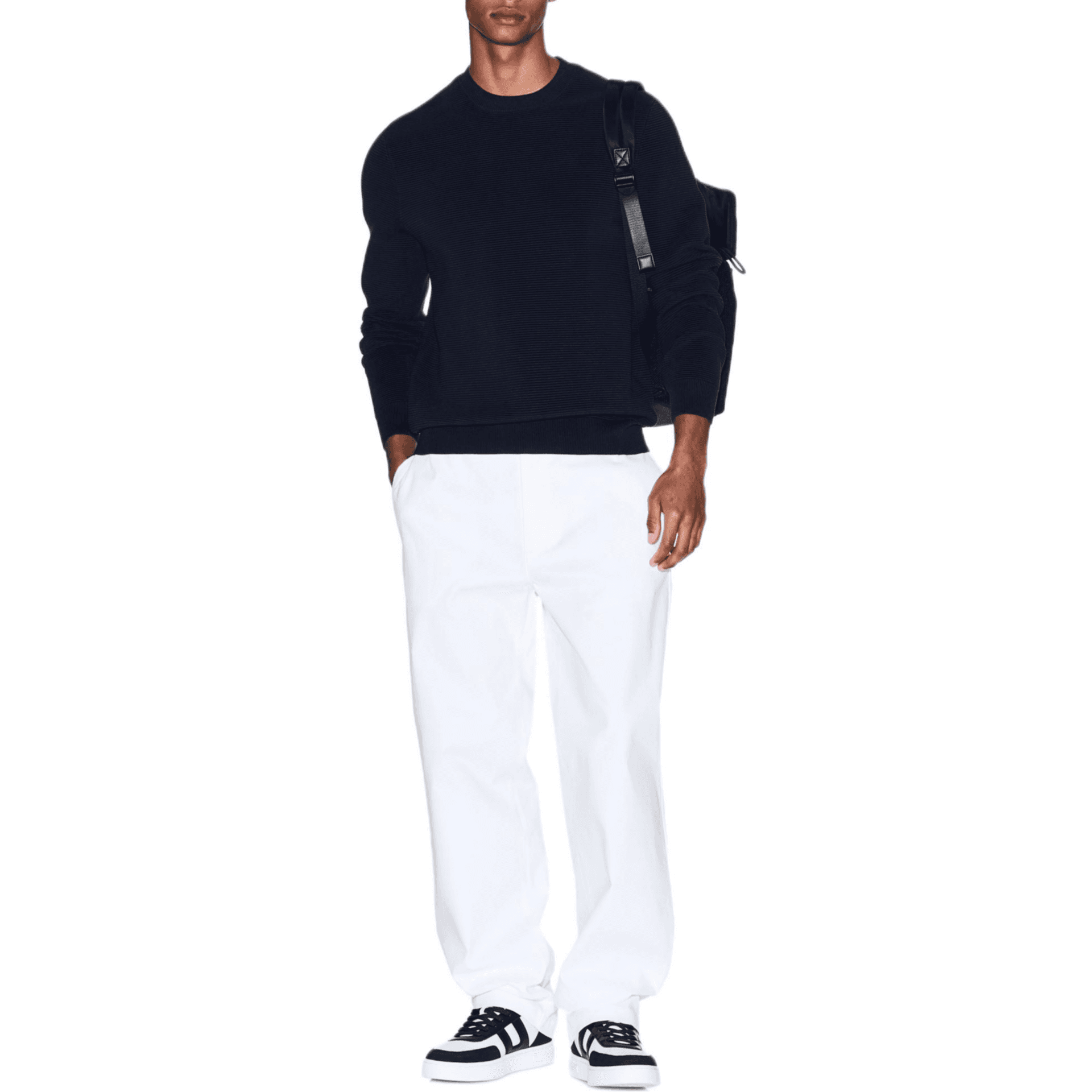 Кофта ARMANI EXCHANGE SS25 Свитшот Мужской Морской синий - изображение 2