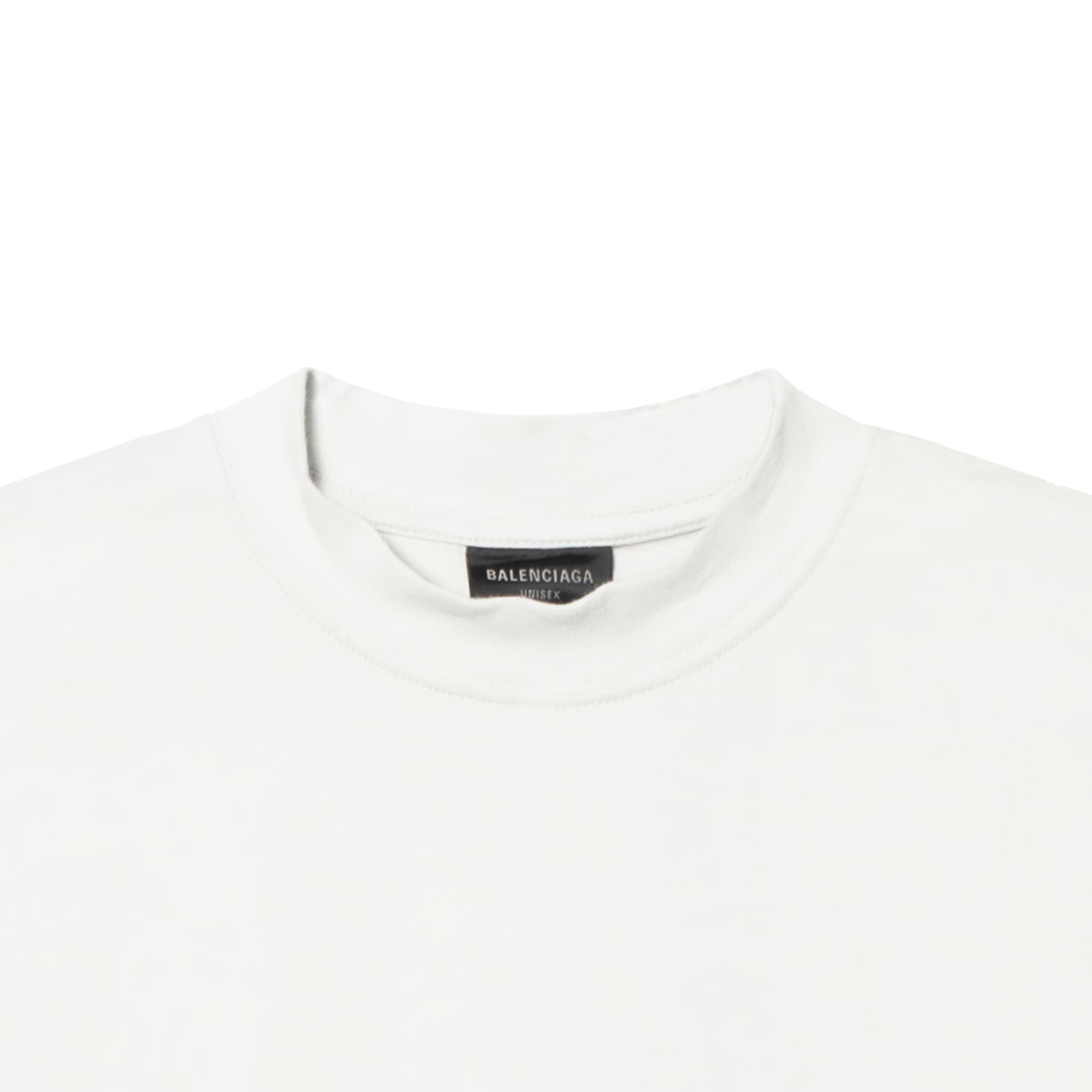 Футболка Balenciaga SS24 Logo Print T-Shirt White — фото 5