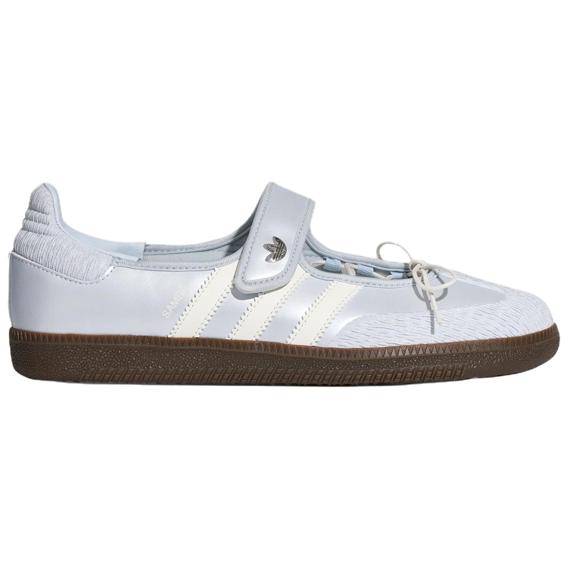 Adidas Originals Samba Jane Туфли Мэри Джейн Светло-синие Ярко-белые Женские - изображение 2