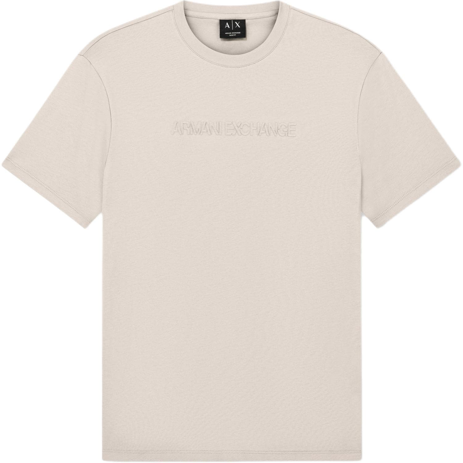Футболка ARMANI EXCHANGE Бежевые Мужские T-рубашки - изображение 1