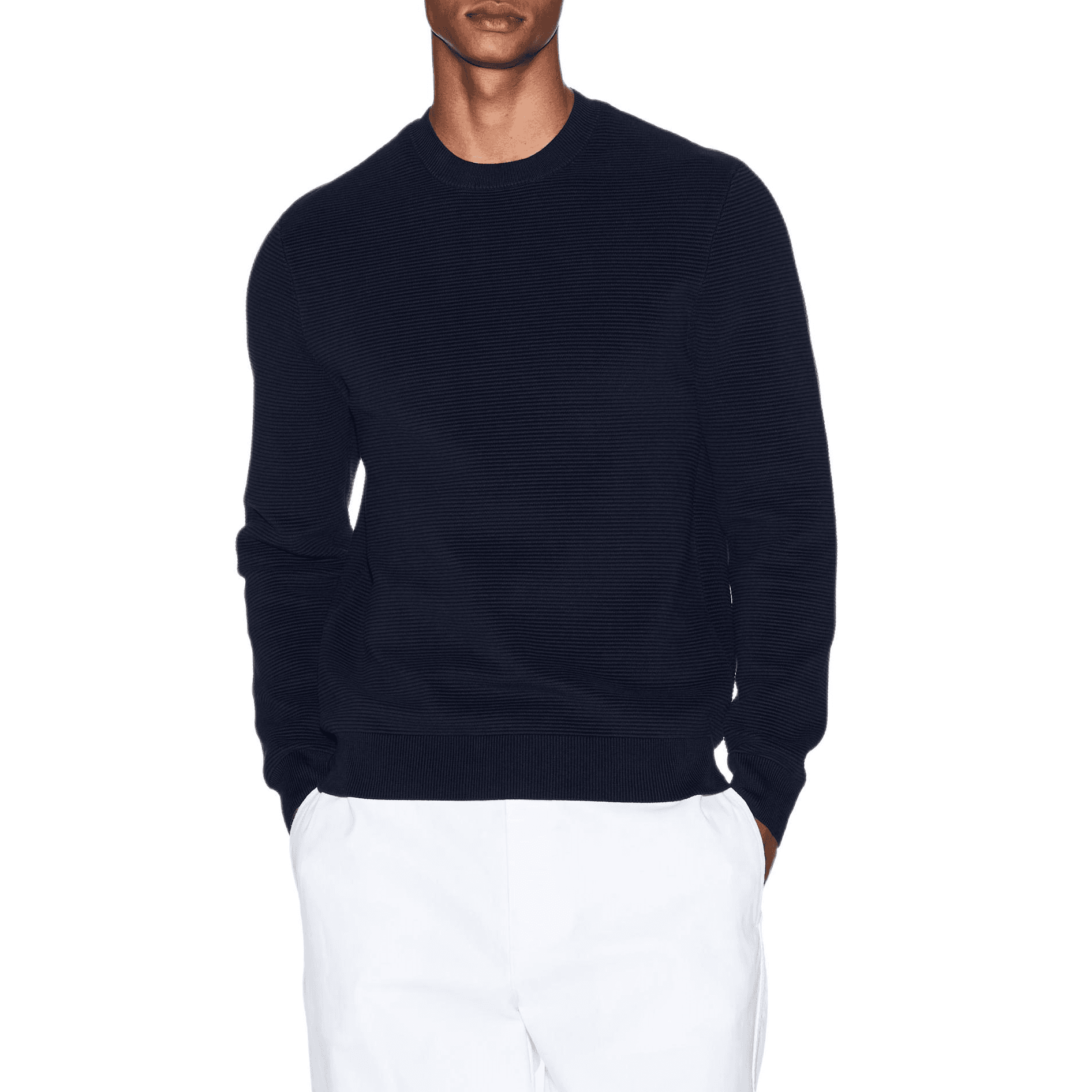 Кофта ARMANI EXCHANGE SS25 Свитшот Мужской Морской синий - изображение 3