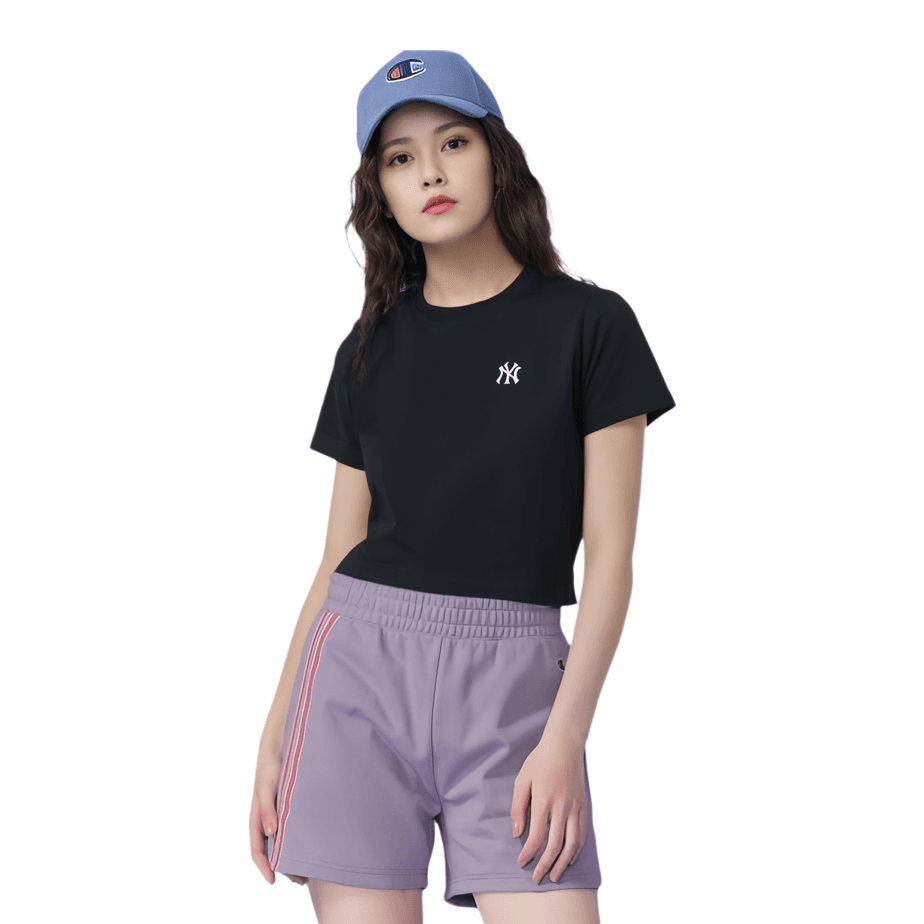 Футболка MLB New York Yankees T-Shirt Женская Черная - изображение 3