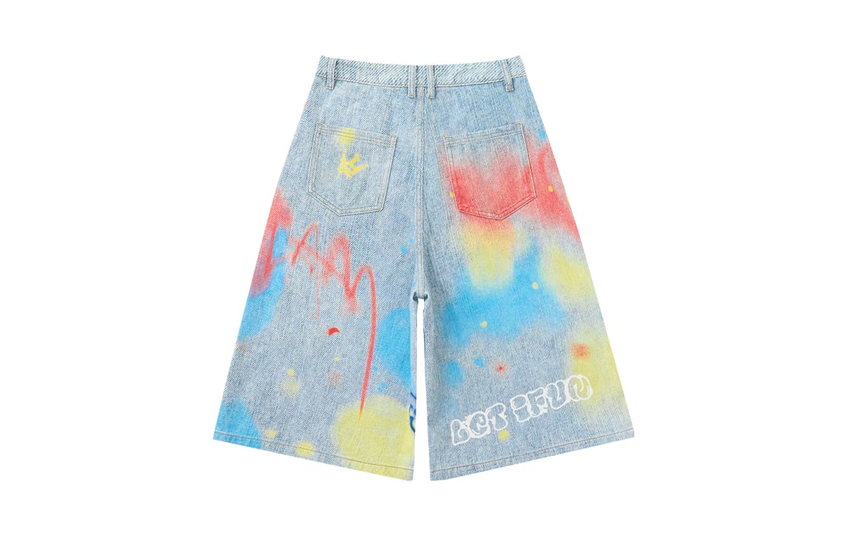 Джинсовые шорты LAMLICKA Blue Unisex Джинсовые шорты - изображение 2