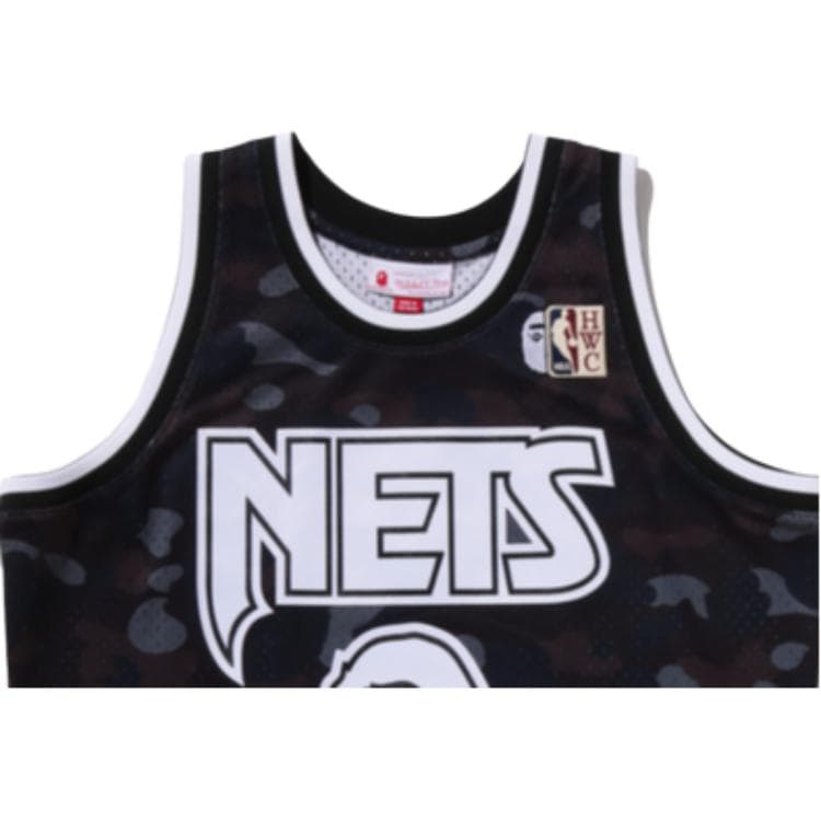 Баскетбольная майка BAPE x Mitchell Ness x NBA FW25 - изображение 5