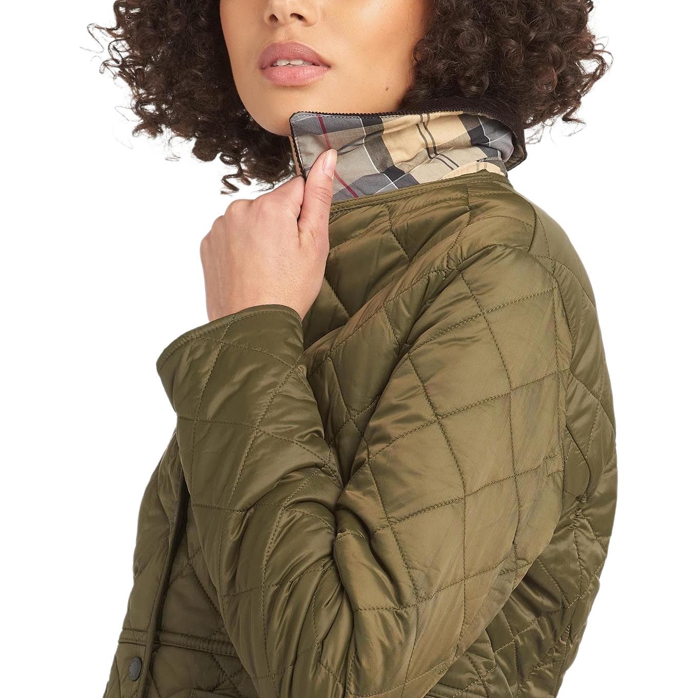Куртка barbour Куртки Пальто Женские Оливковый - изображение 5