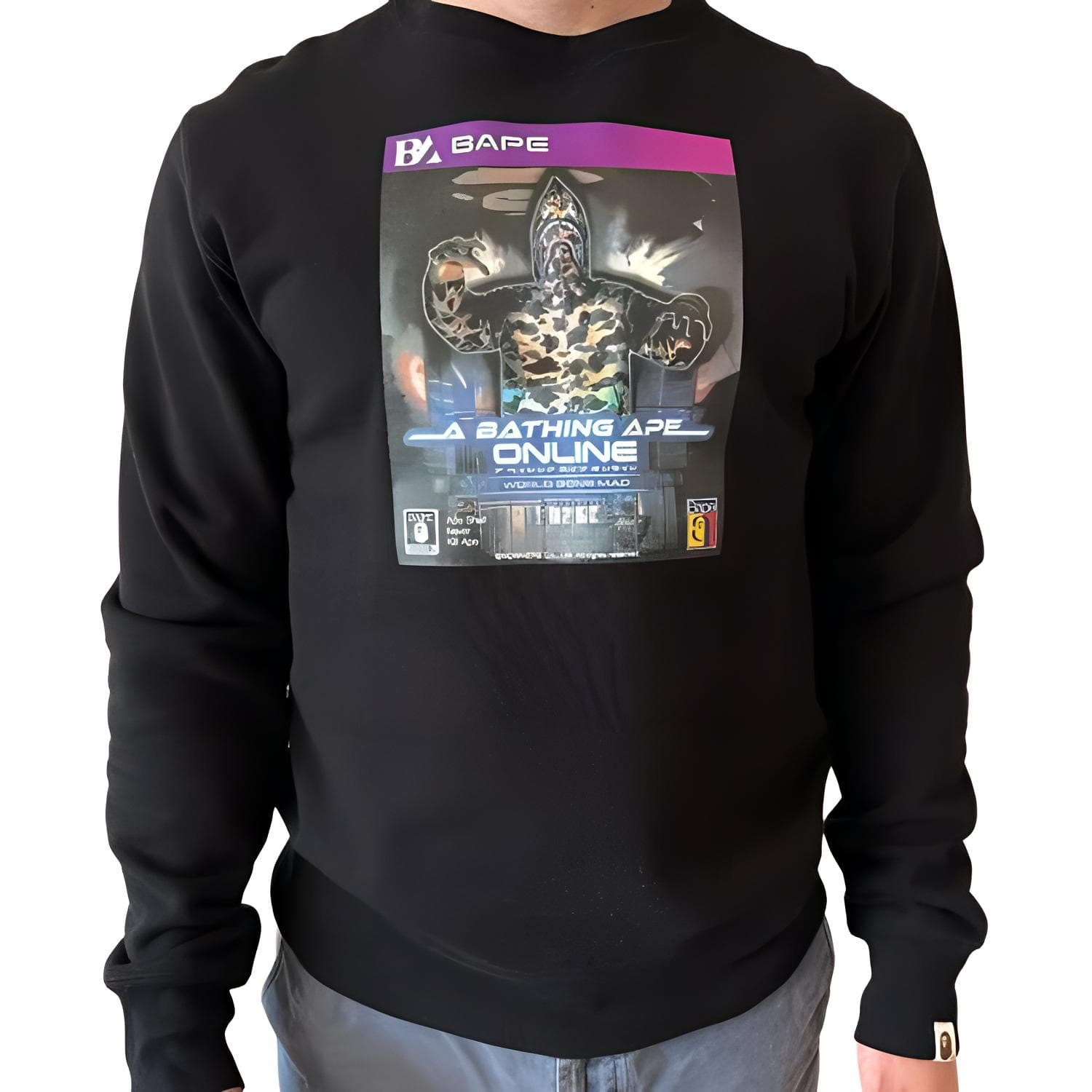 Худи A BATHING APE Game Package Crewneck - изображение 4