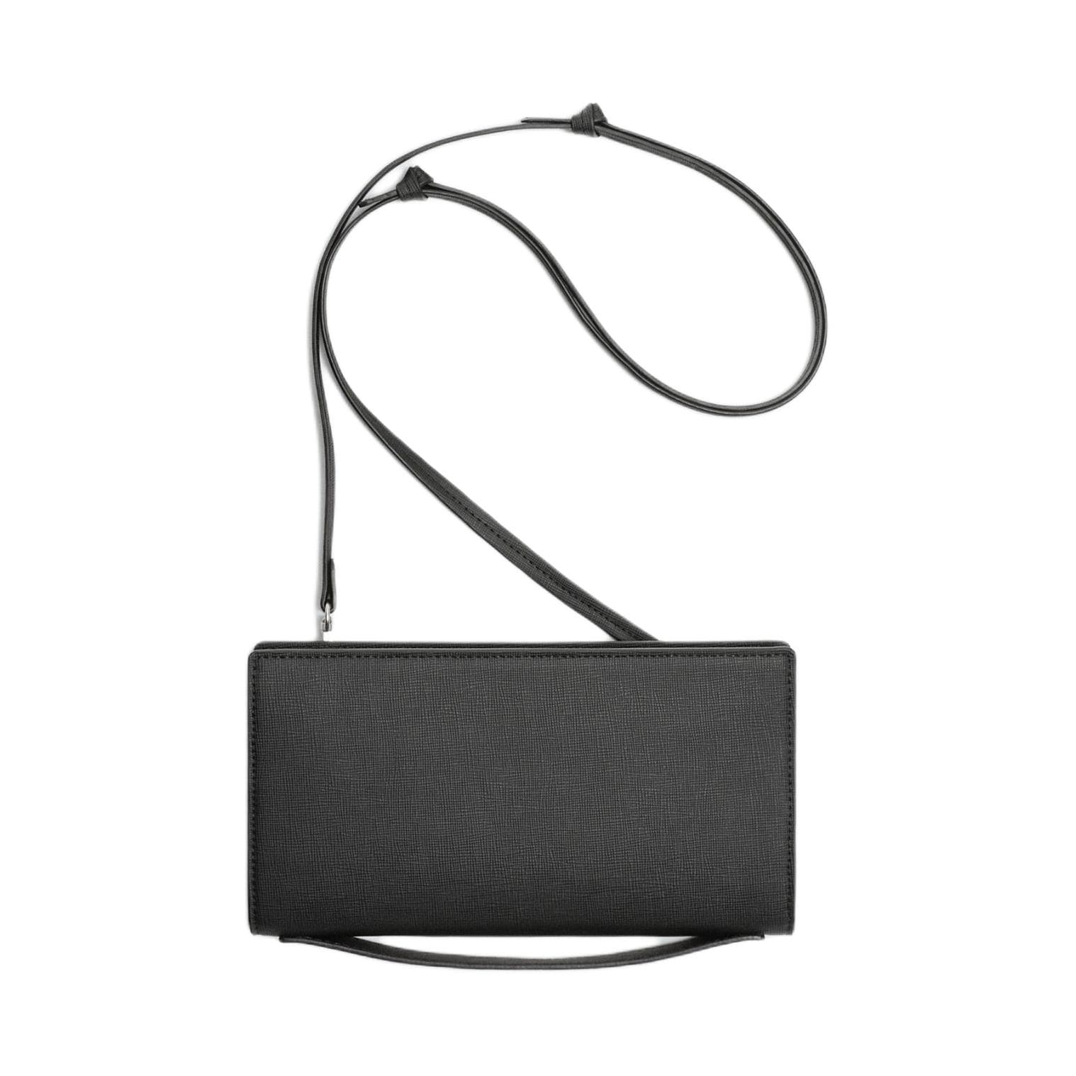 Сумка через плечо ZARA Crossbody Bag Black Unisex ZARA Сумка через плечо Черная Унисекс - изображение 1
