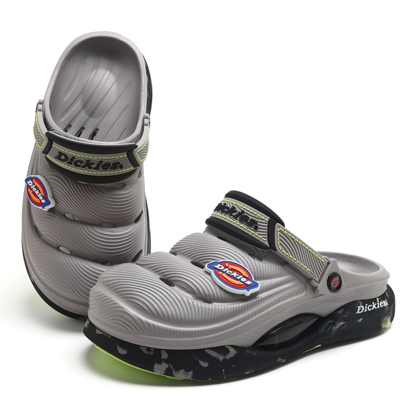 Сабо Dickies Sabo Rubber Slippers Gray Unisex Dickies Sabo Резиновые Сабо Серые Унисекс - изображение 4