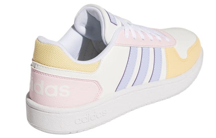 Кроссовки adidas Neo Hoops 2.0 White Yellow Pink - изображение 4