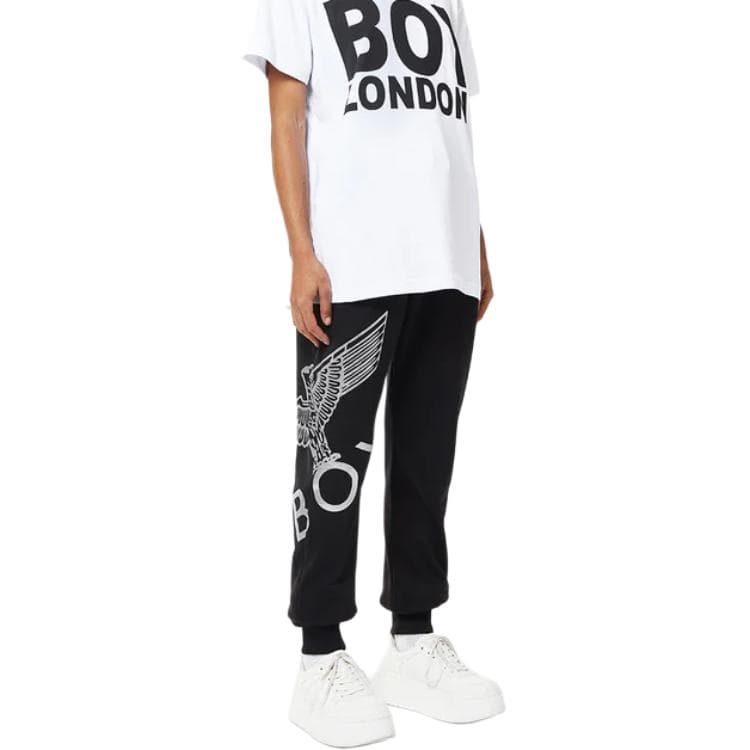 Штаны Boy London Повседневные брюки Мужской Черно-серебро - изображение 4
