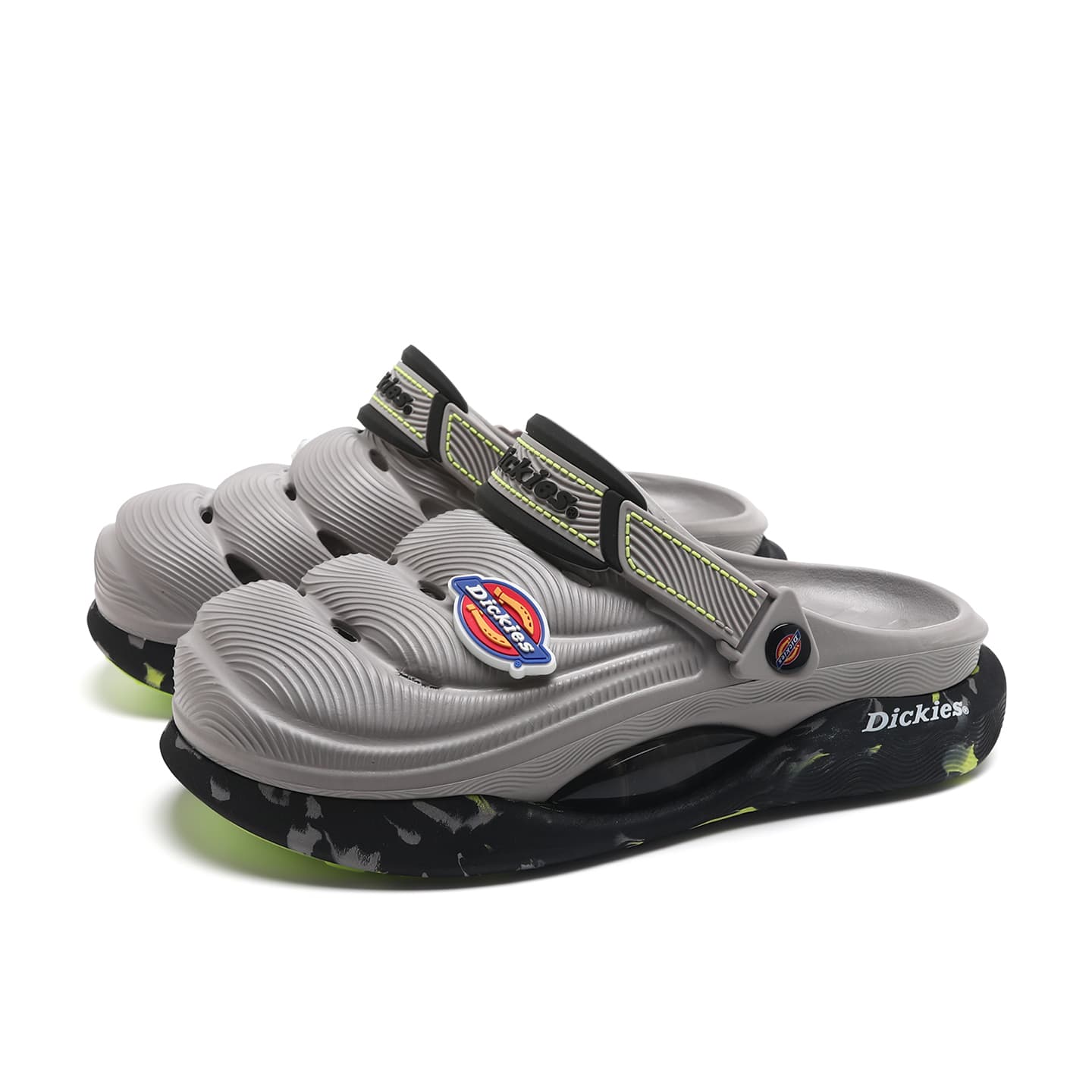 Сабо Dickies Sabo Rubber Slippers Gray Unisex Dickies Sabo Резиновые Сабо Серые Унисекс - изображение 3