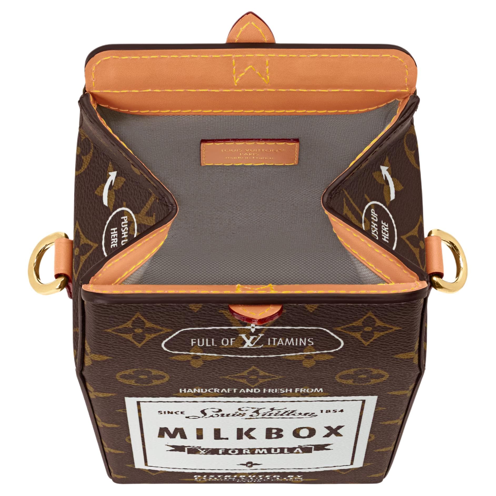 Сумка через плечо LOUIS VUITTON Milk Monogram - изображение 4