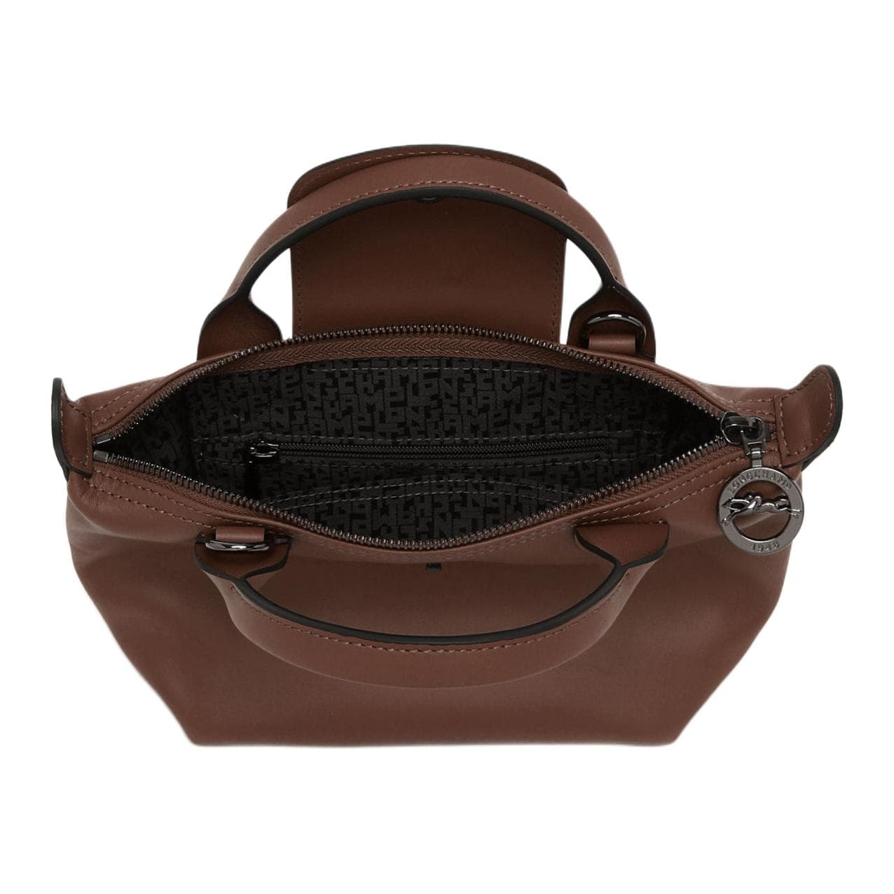 Сумка LONGCHAMP Le Pliage Xtra Коровья кожа Сумка через плечо Сумка Мини-версия Женская Мокко - изображение 4